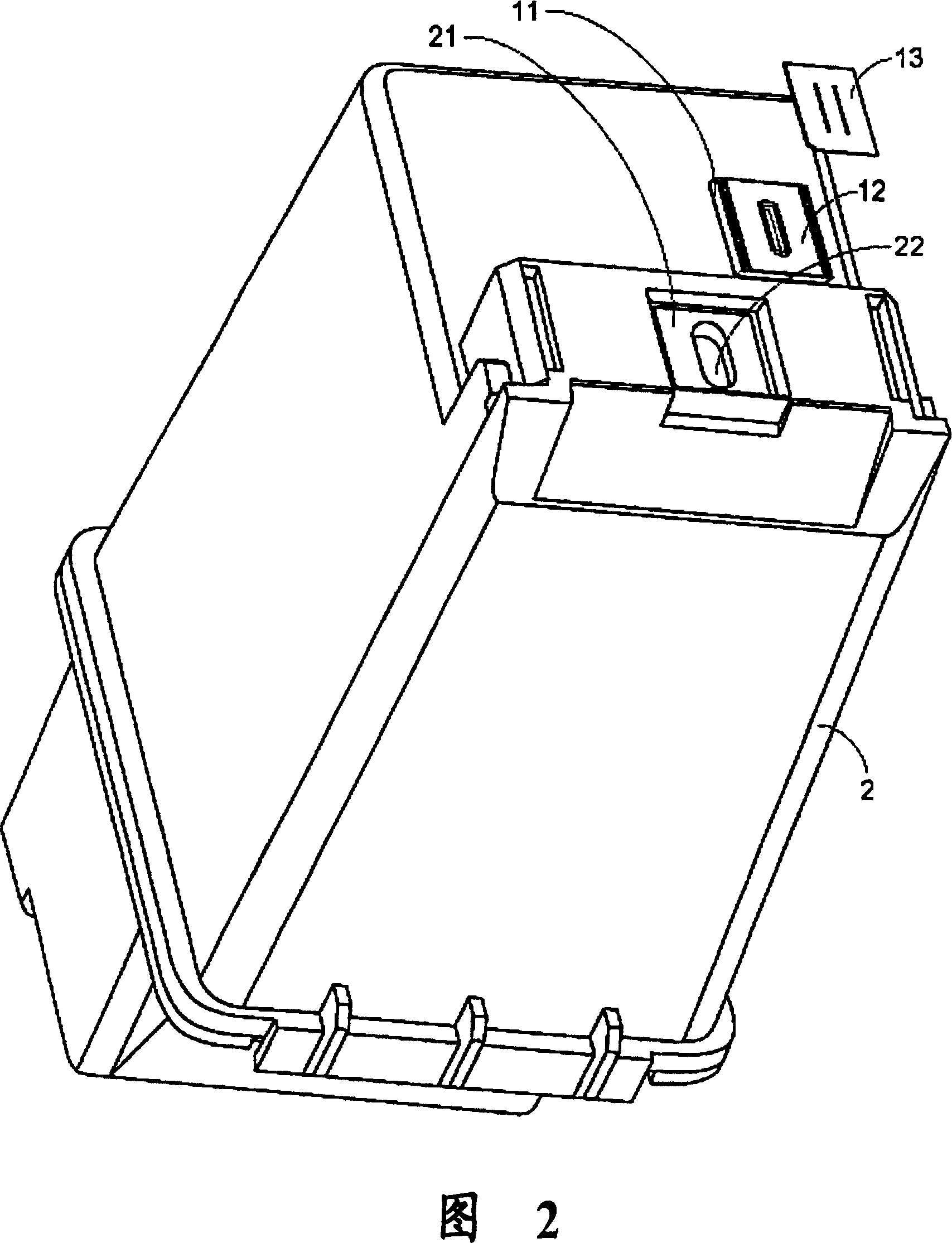 Structure of ink gun and ink jet printing system