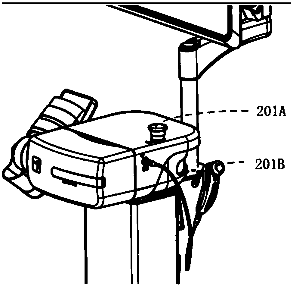 Ankle joint training adapter, rehabilitation training equipment and training control method of ankle joint training adapter