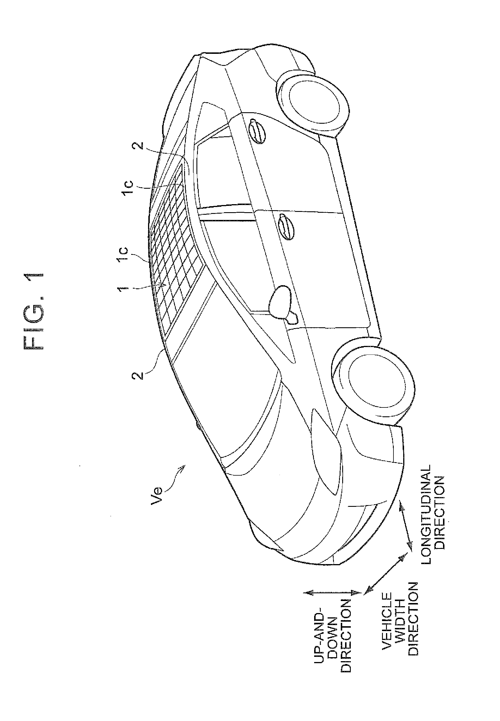 Vehicle solar cell panel