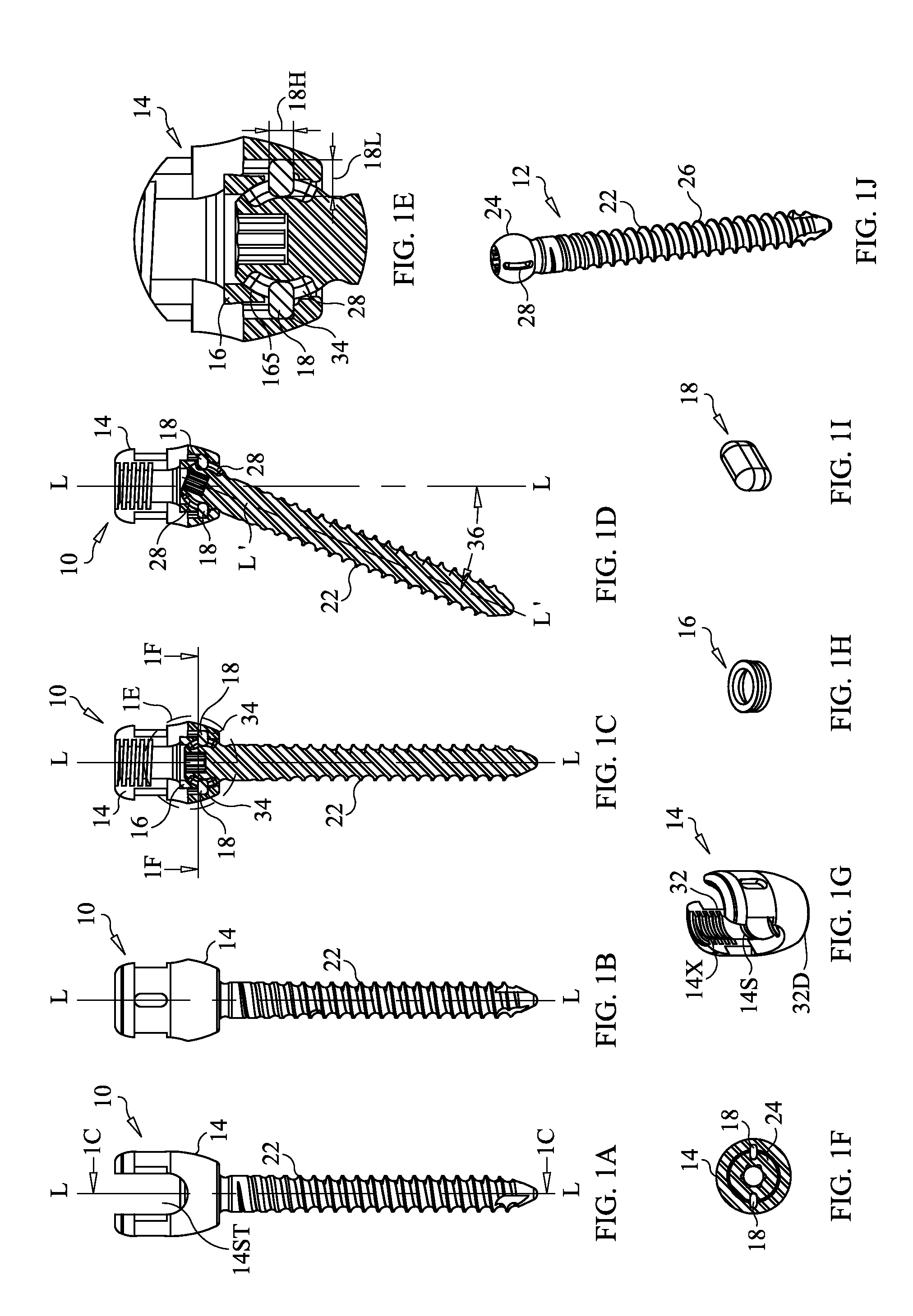 Locking Force Augmentation Features for Surgical Screw Assembly