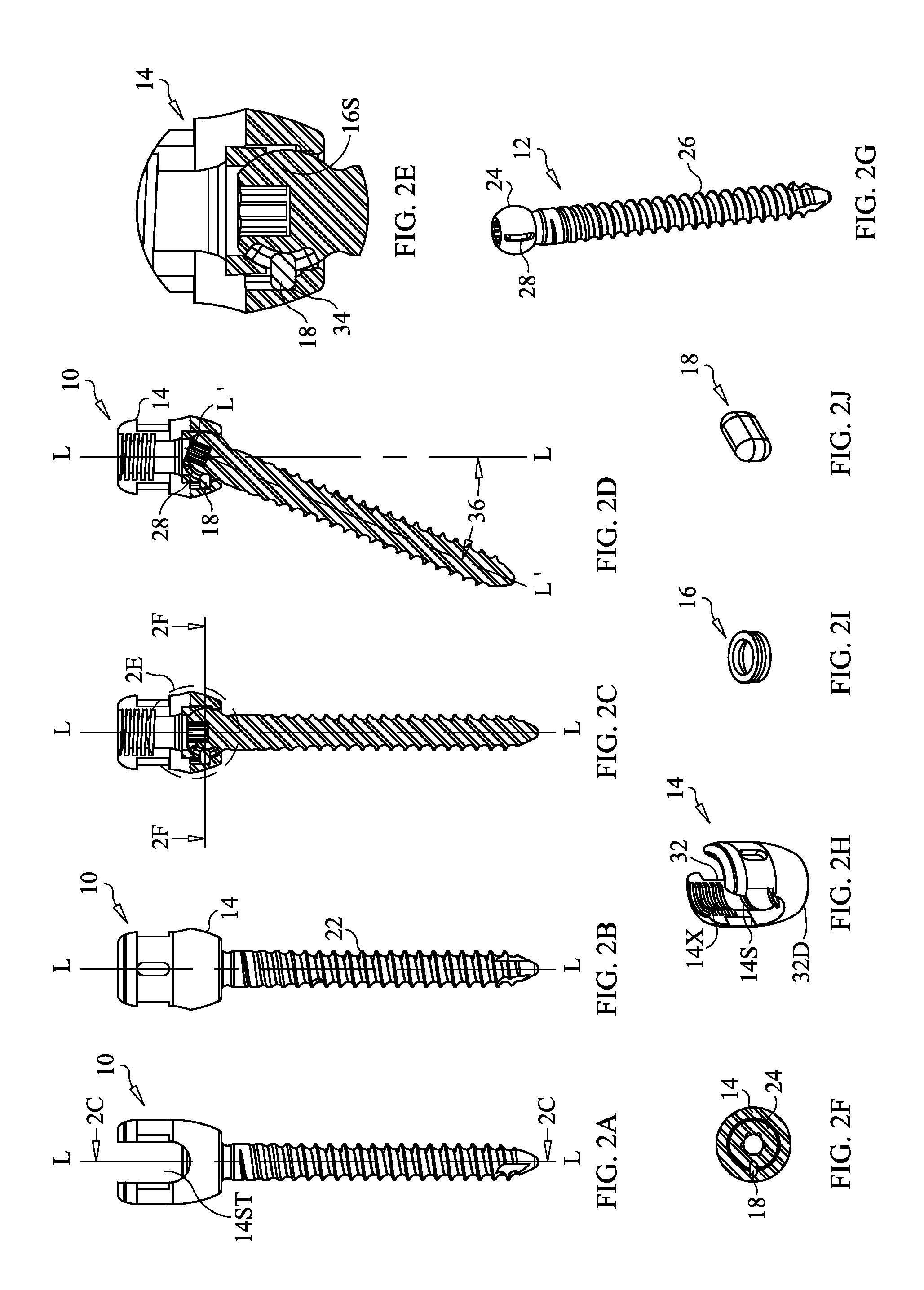 Locking Force Augmentation Features for Surgical Screw Assembly