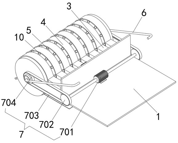 Soil improvement device for agricultural plowing planting and operation method