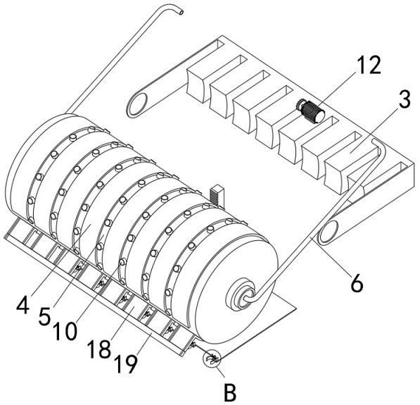 Soil improvement device for agricultural plowing planting and operation method