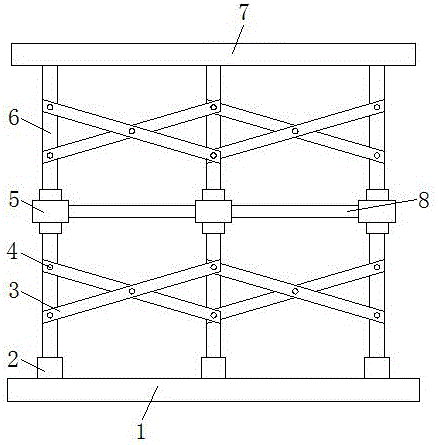 Cargo placement frame for ship shipping