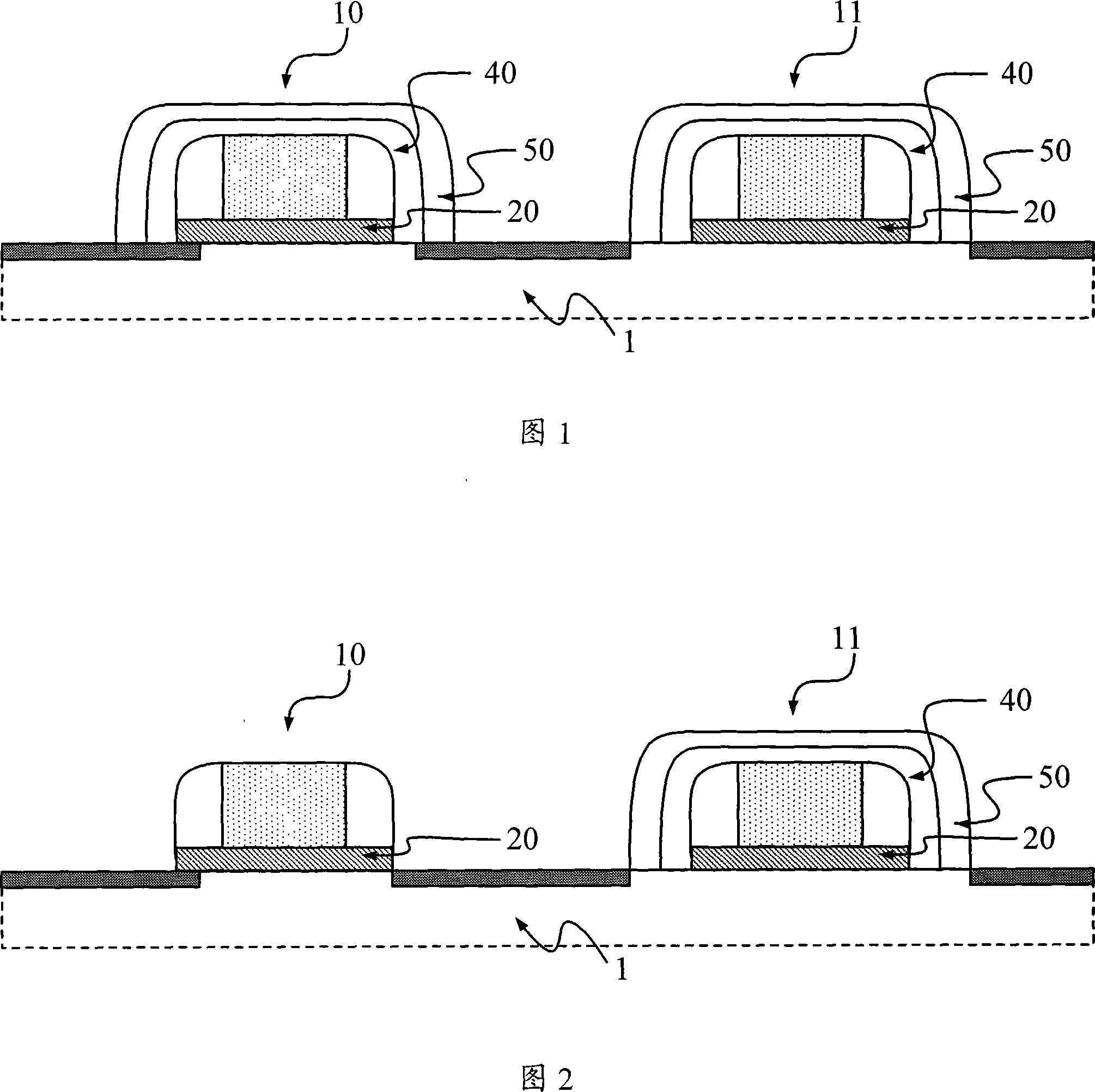 A non volatile memory structure and its making method