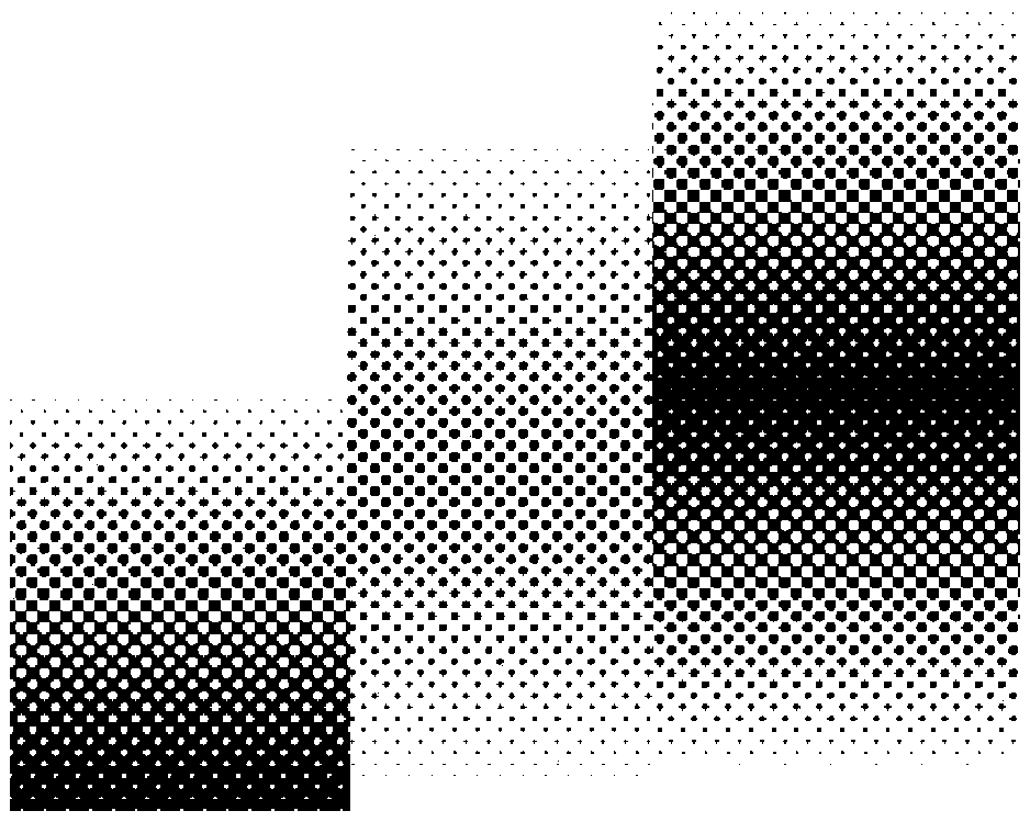 Printing method of colorful gradient print product