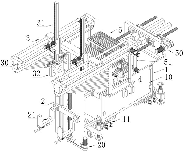 Semiconductor chip wafer rod transferring and slitting device