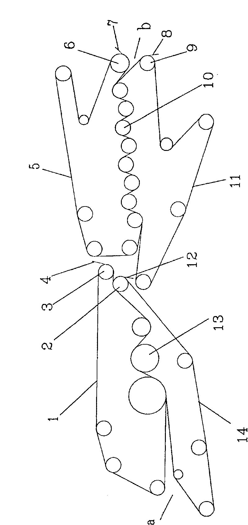 Circular press dewatering method