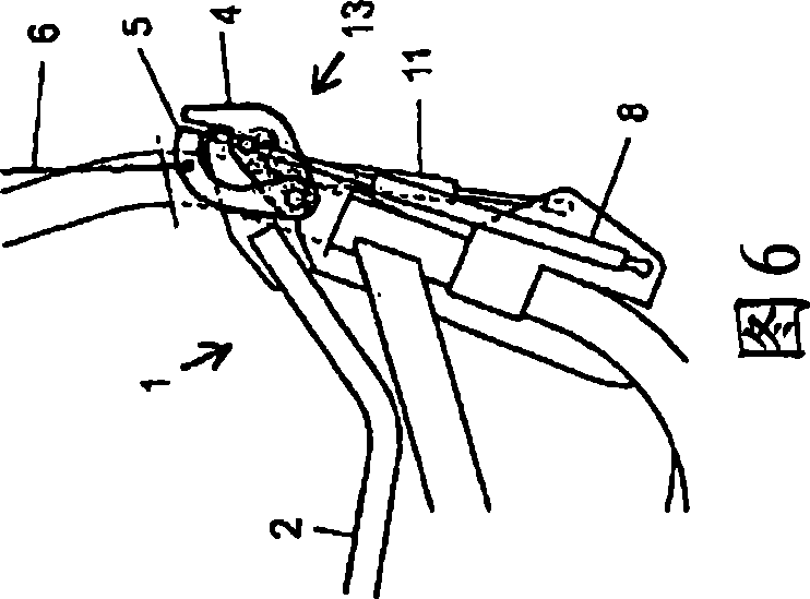 Transporting means of a chair lift of a cableway system