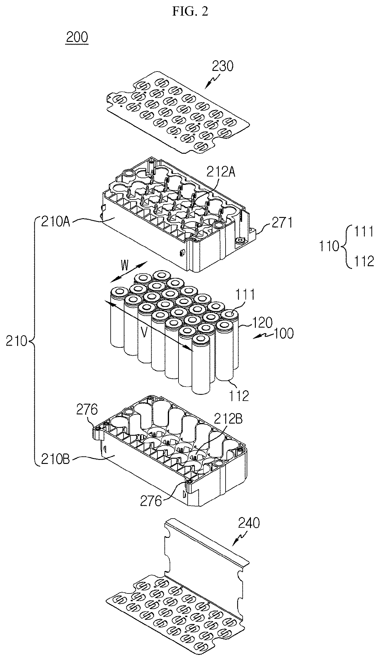 Battery module having bus bar and battery pack