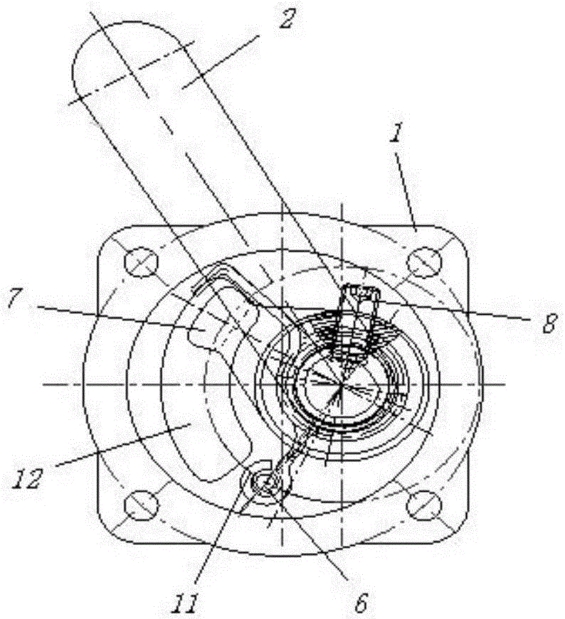 Manual switching device of electric actuator