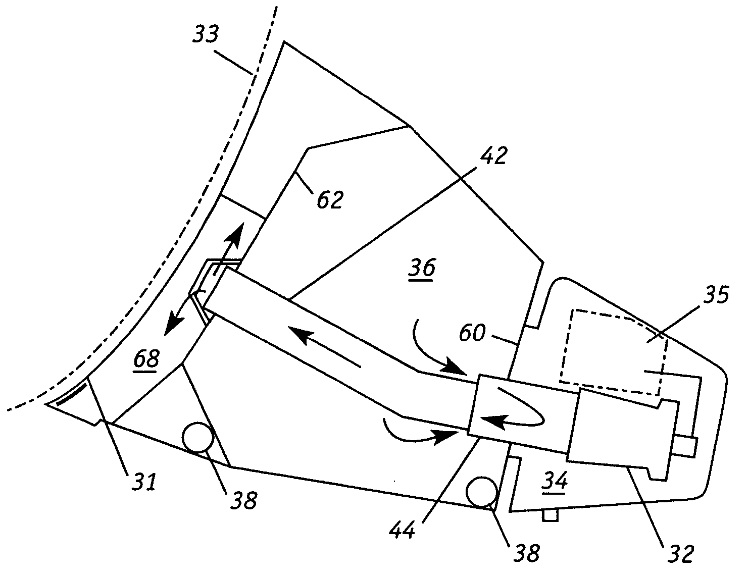 Steam distribution apparatus with removable cover for internal access