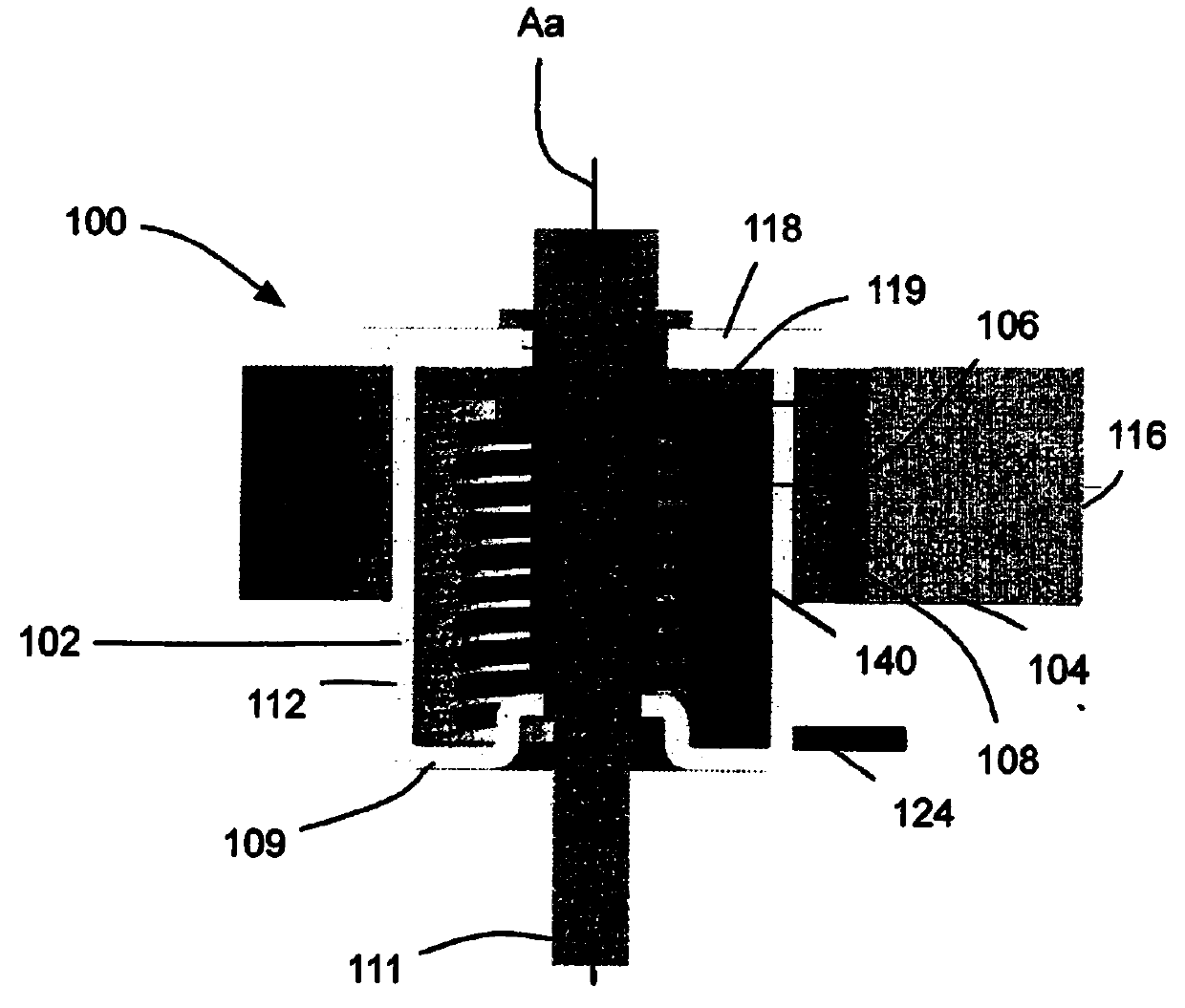 Tensioner with increased damping and arm on base cup configuration