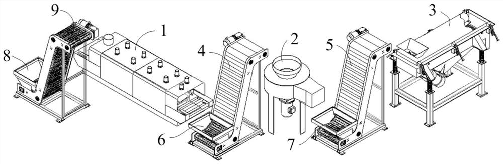 A kind of betel nut removal system and process method