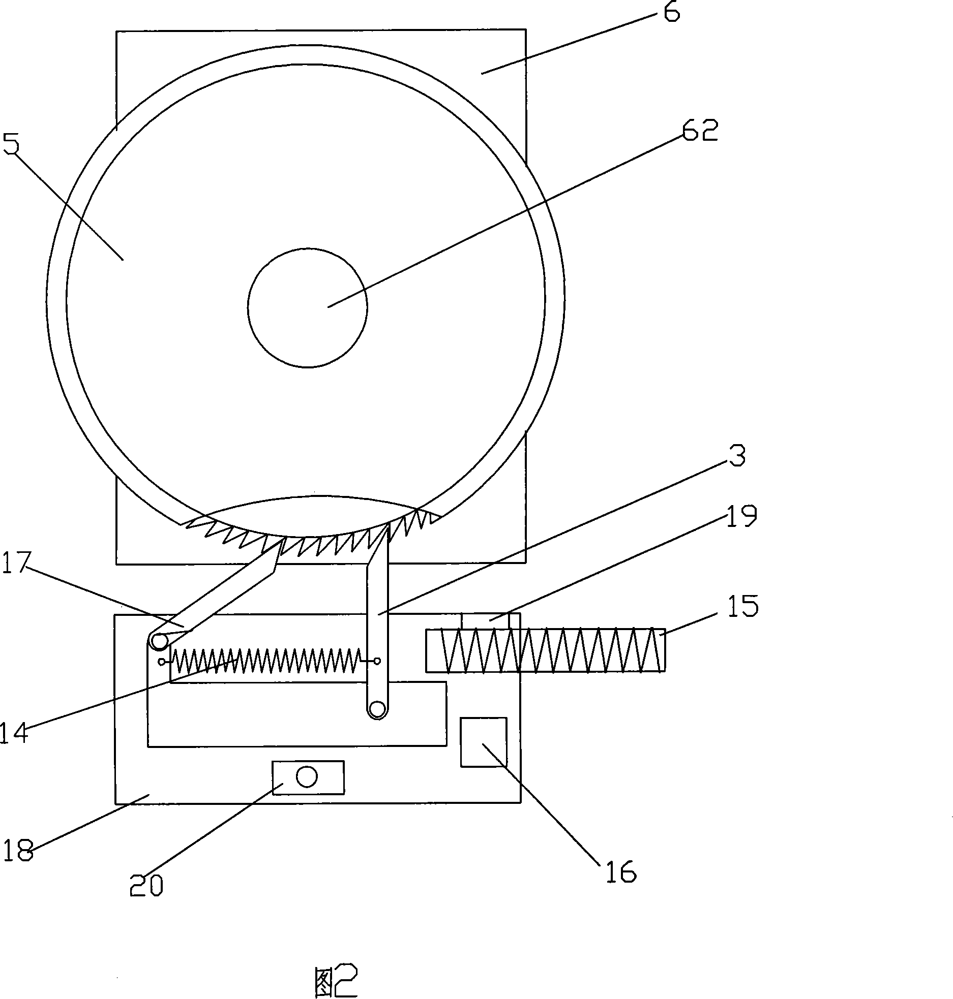 Self-adjusting orthopaedics external fixing device