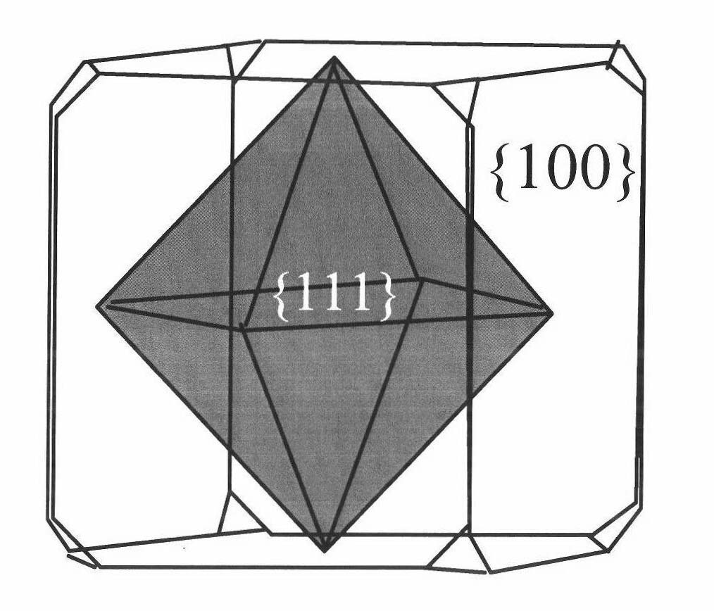 Gold nucleus and silver shell double-metal nanocrystal and preparation method thereof