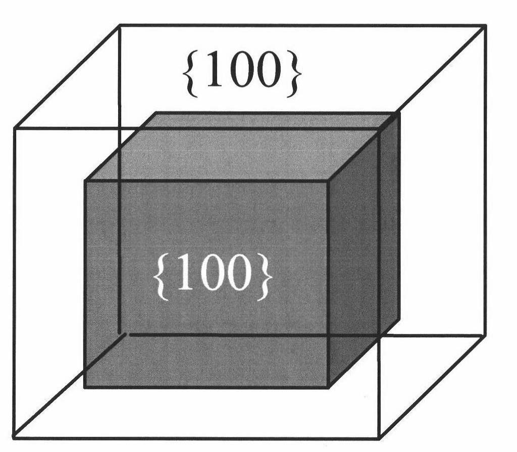 Gold nucleus and silver shell double-metal nanocrystal and preparation method thereof