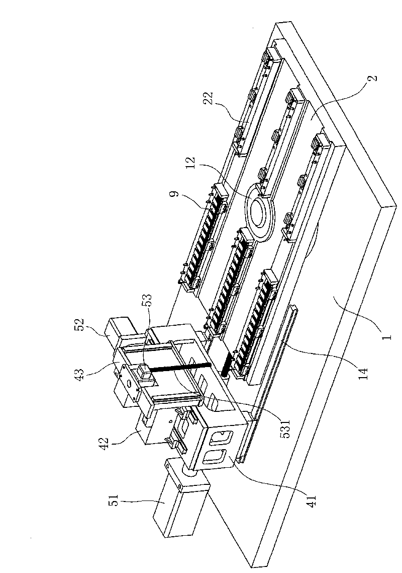 Automatic winding machine of motor iron core