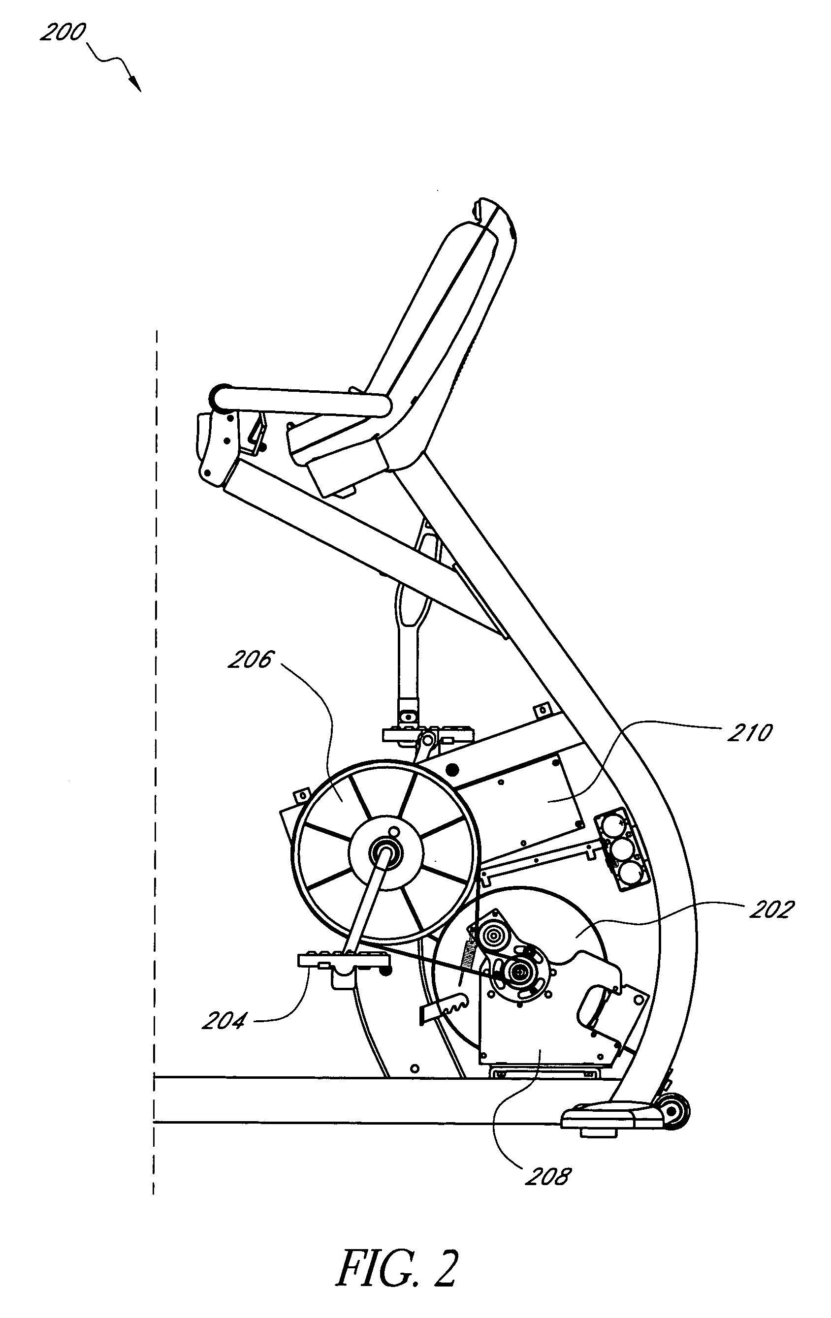 System and method for electronically controlling resistance of an exercise machine