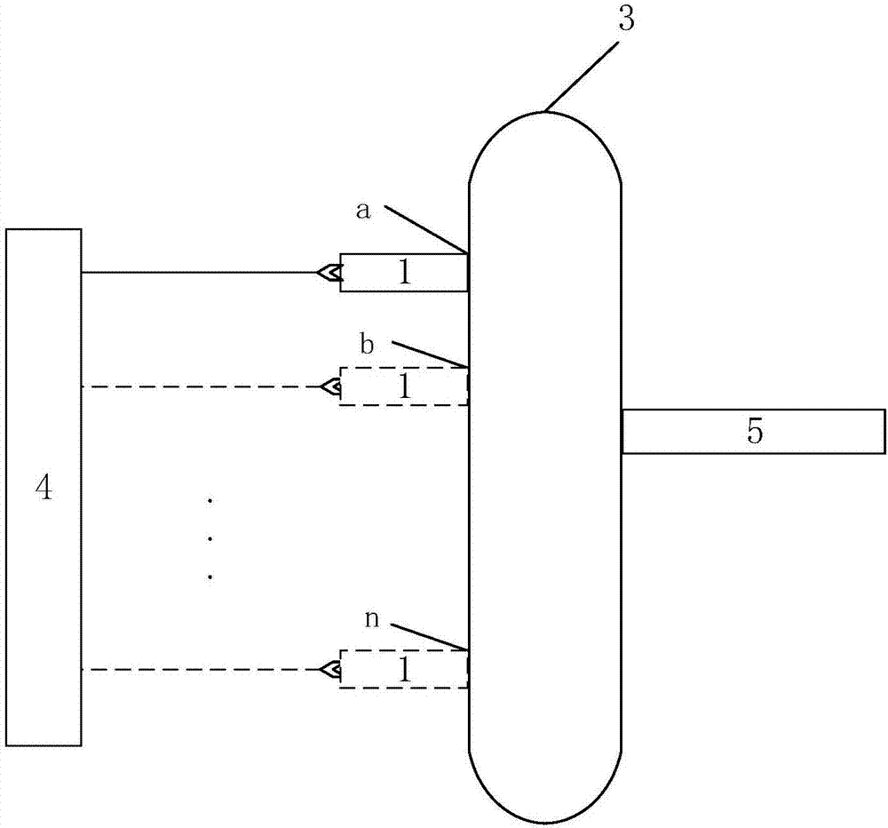 Method for measuring content of free hemoglobin in blood bag based on multi-position transmission spectra