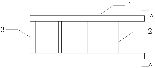 Auxiliary framework for fork of fork truck used for loading operation of containers