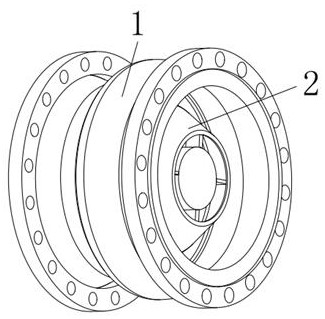 Shaft-free and sleeve-free suspension type double-seat metal hard sealing check valve