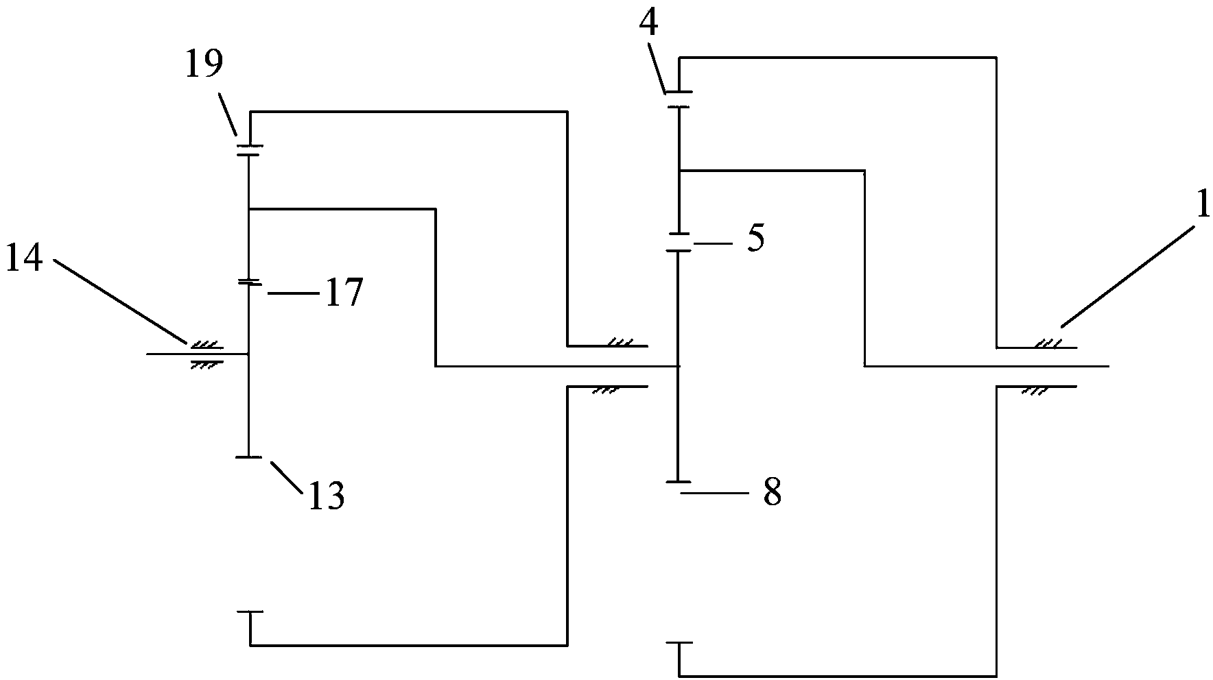 Gear transmission system design method based on particle swarm two-level optimization