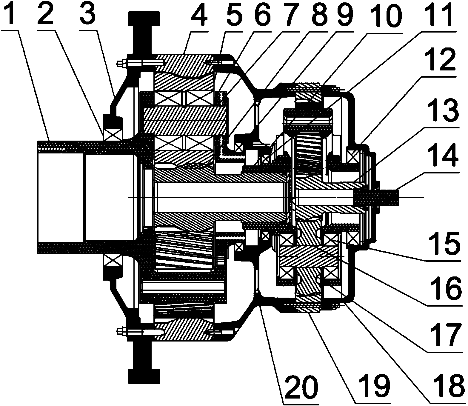 Gear transmission system design method based on particle swarm two-level optimization