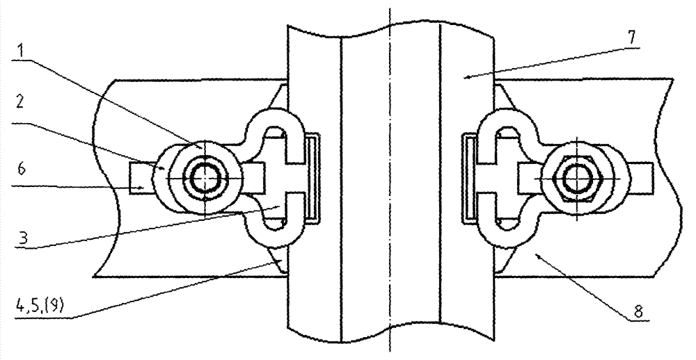 Casting-free plastic-free large-adjustment-amount high-elasticity anti-theft rail fastener