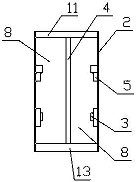 Fabricated light protective door and manufacturing method thereof