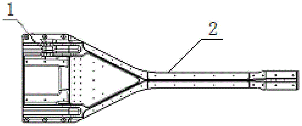 A processing method for a medium-sized beam of a helicopter