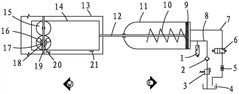 An electric vehicle braking energy recovery and reuse system