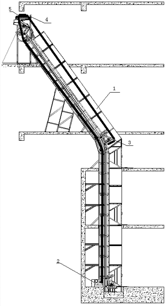 Automatic material dumping lifter