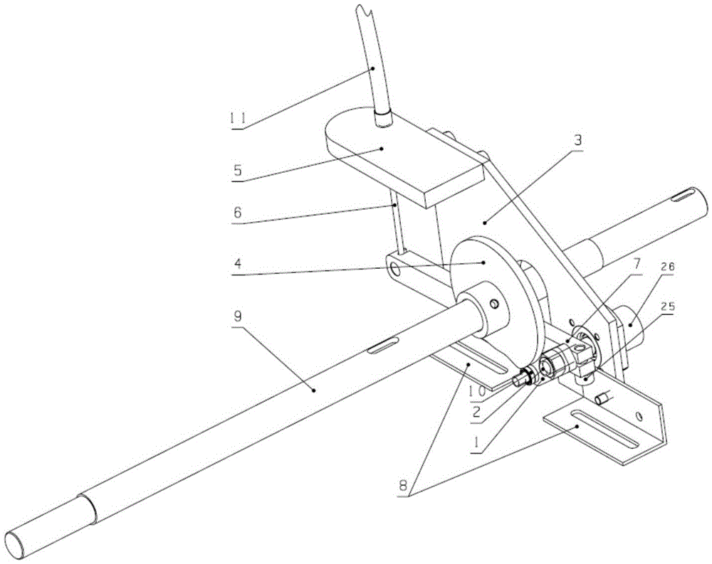 A vegetable pot seedling transplanting machine ejecting seedling picking device