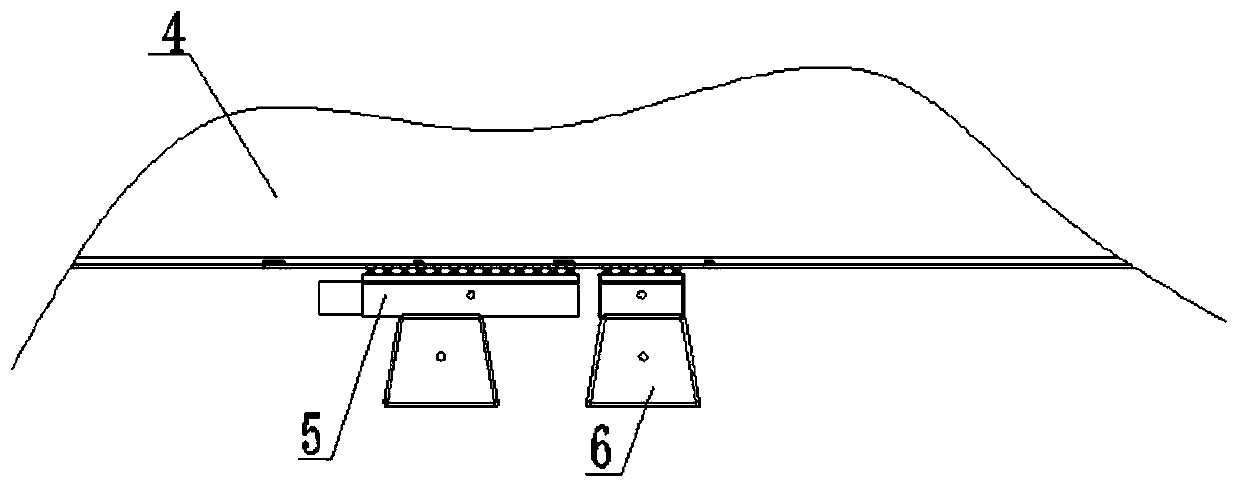 Buffer device for airship