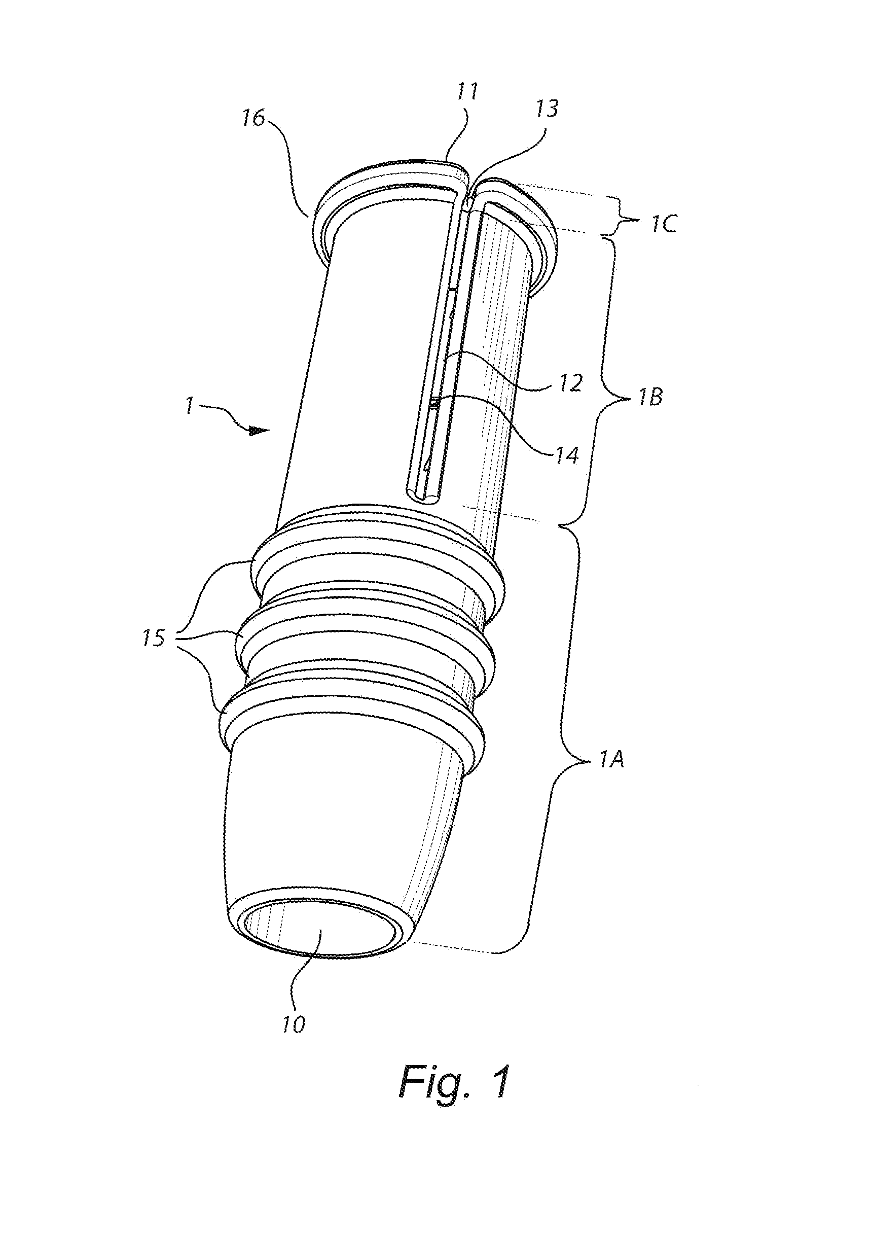 Catheter with partially slitted insertion aid