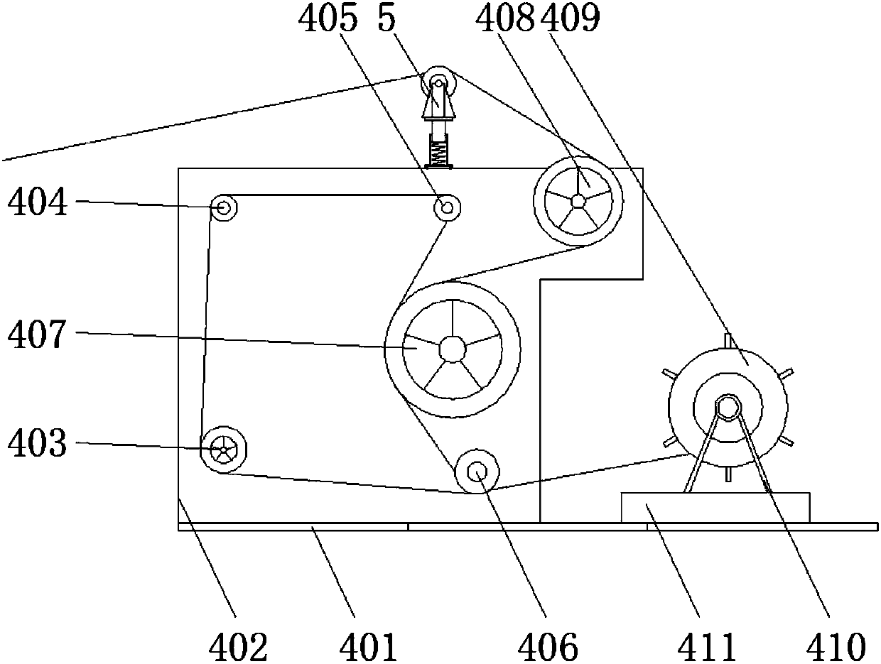 Automatic chemical fabric drying, tailoring and rolling machine