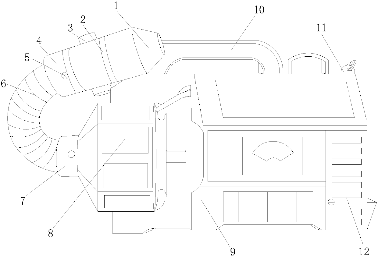 Atomizing dosing device for veterinarian