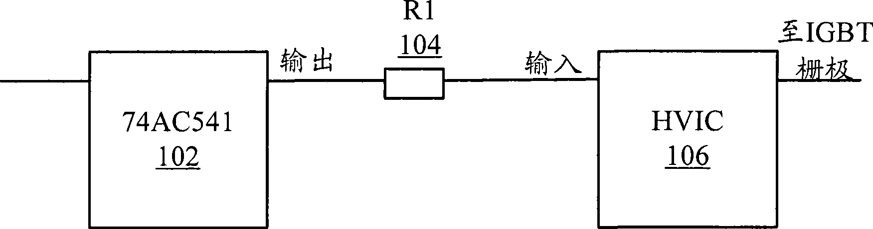 Circuit structure for protecting driving tube