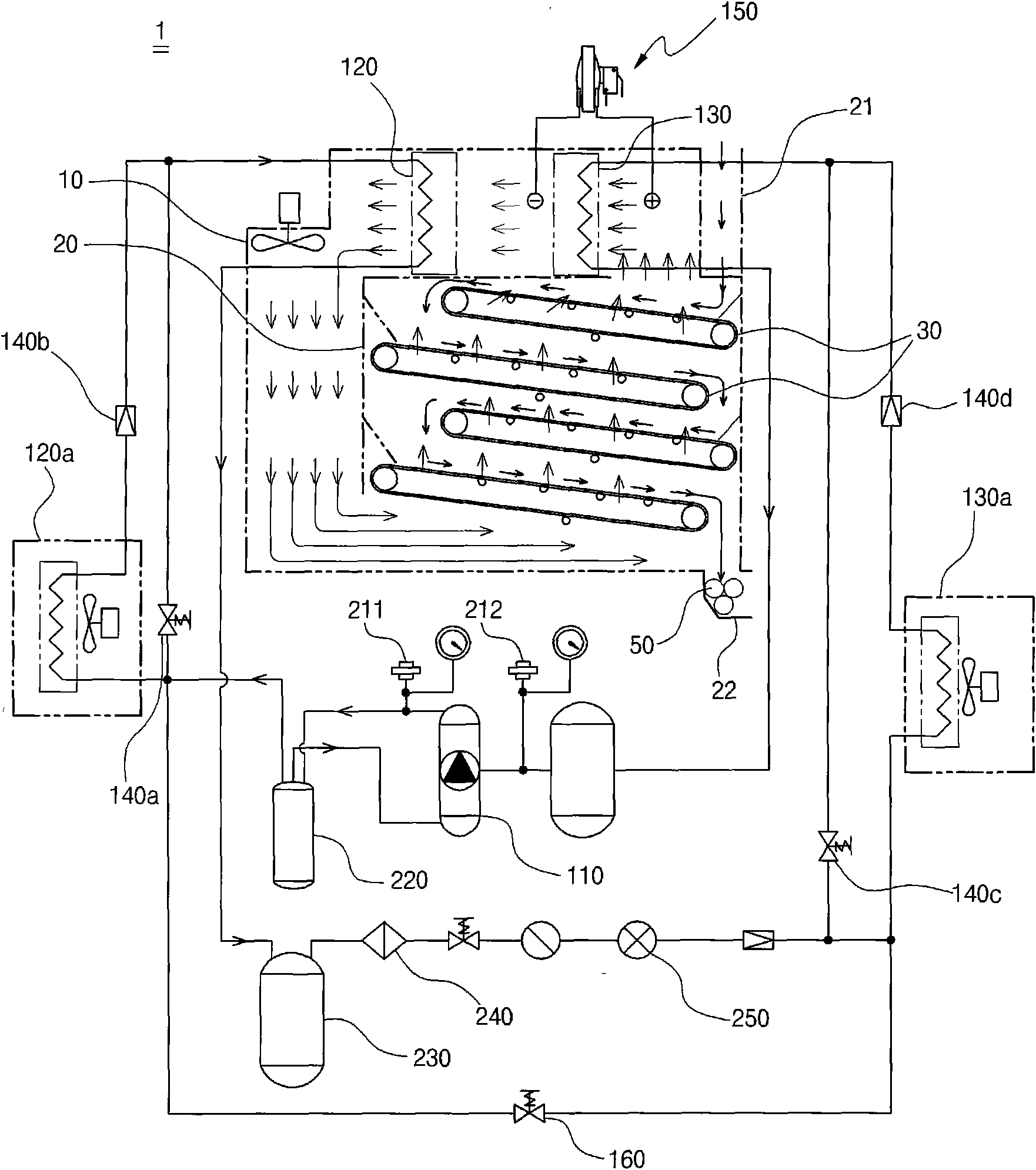 Multipurpose drying apparatus using heat pump system