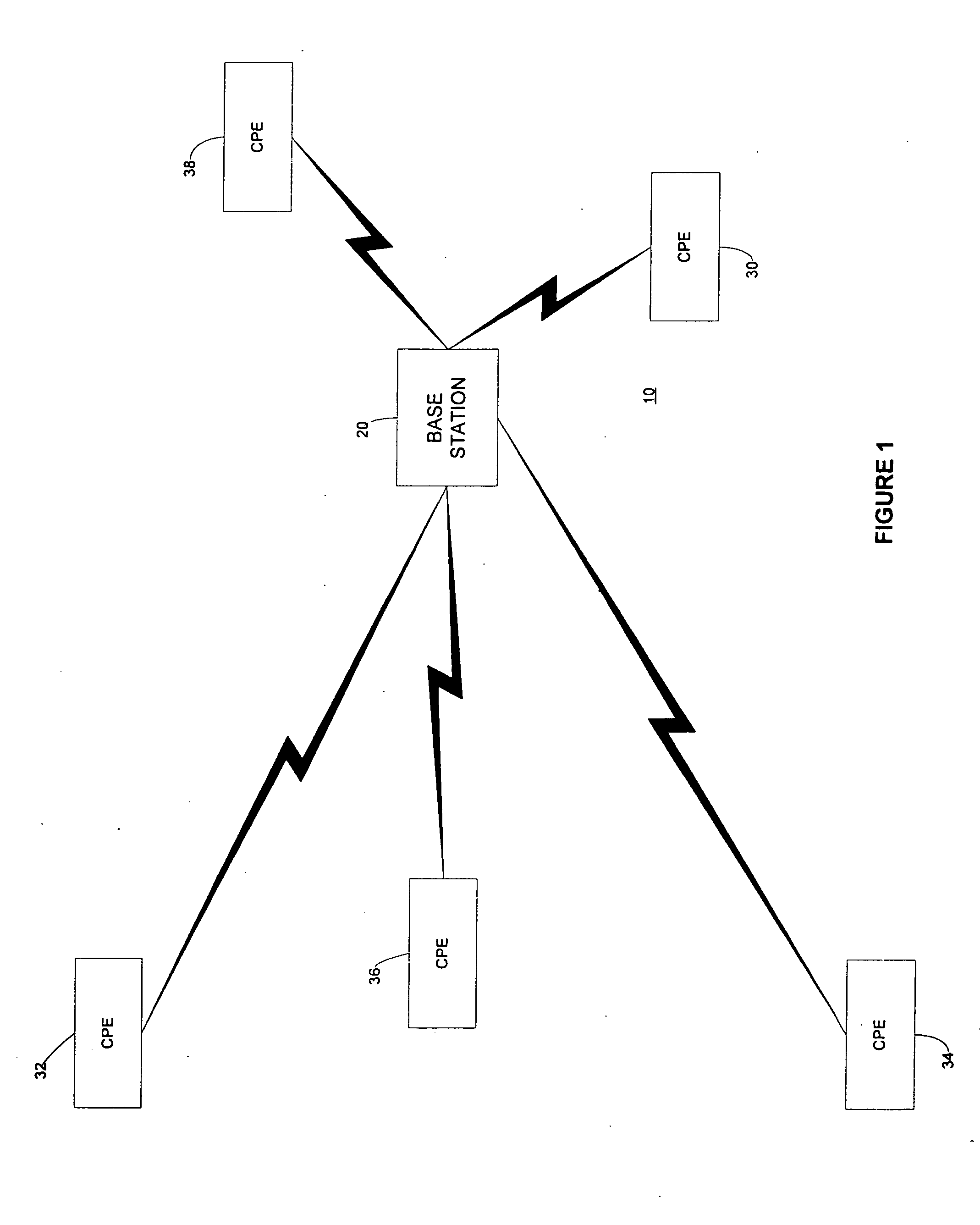 Frame structure for an adaptive modulation wireless communication system