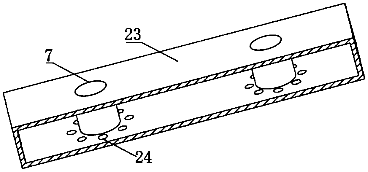 Mechanical vibrating device used in concrete test process