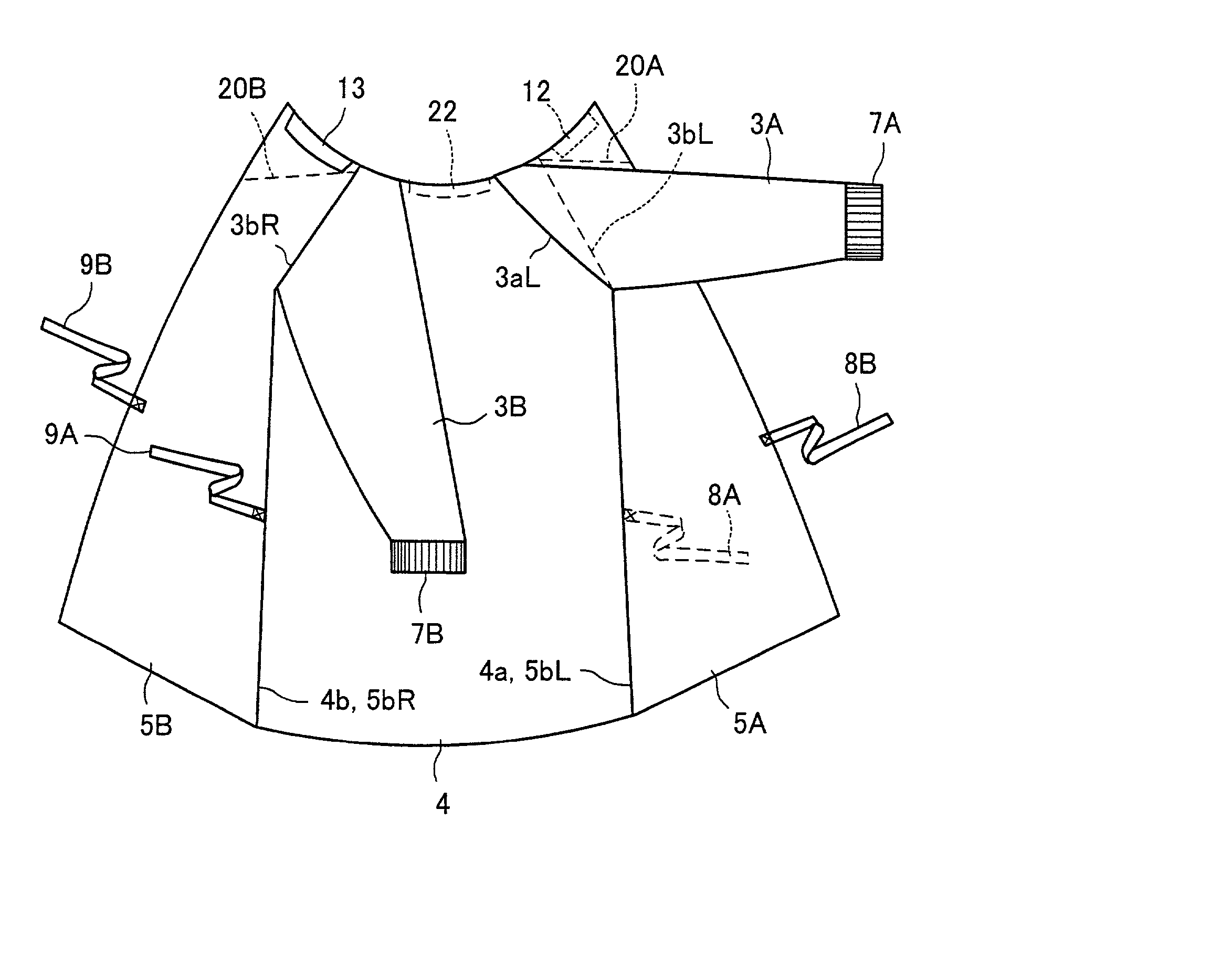 Disposable surgical gown