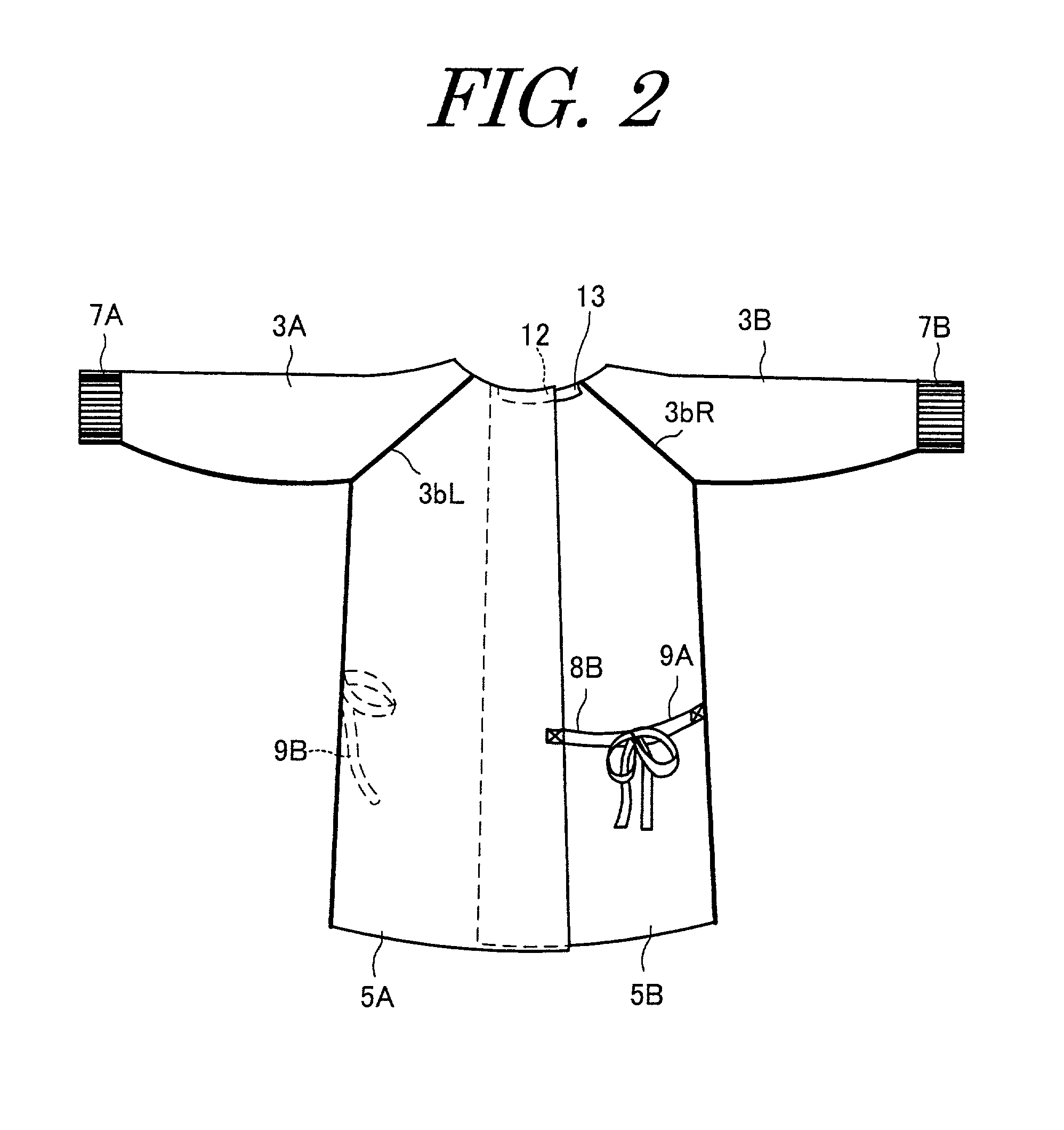 Disposable surgical gown