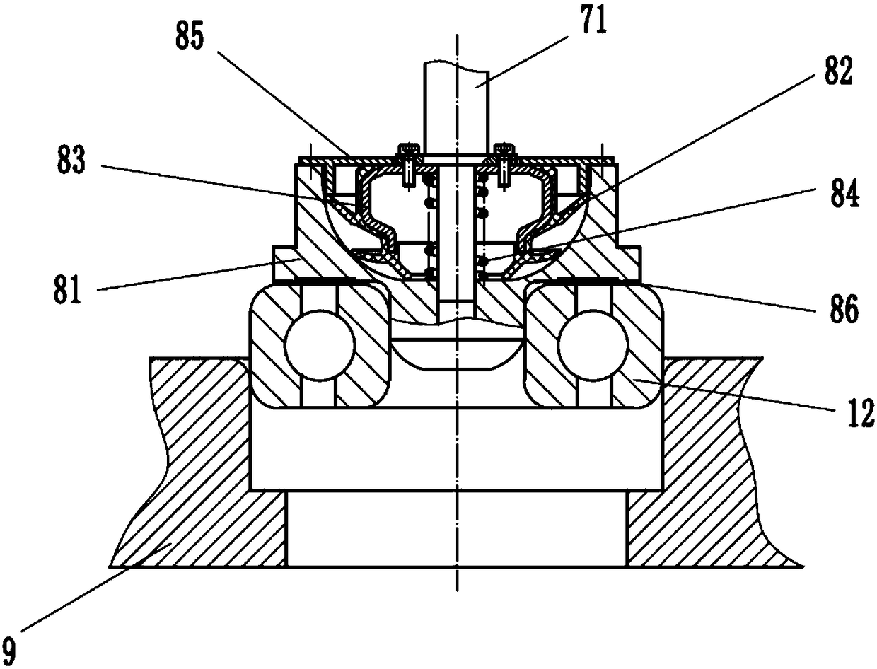 Bearing installing equipment