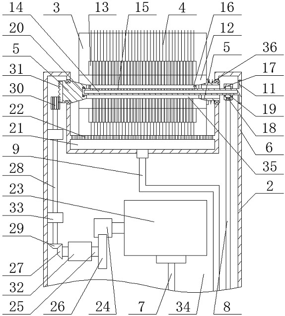 Oral cavity cleaning device for critically ill patient