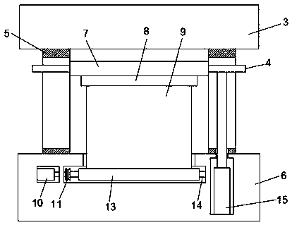 Bus shelter with protection device