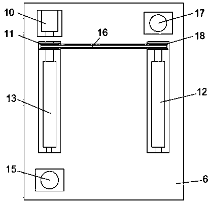 Bus shelter with protection device