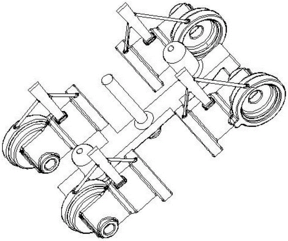 Sand mold used for casting rotation body structure casting and manufacturing method of sand mold