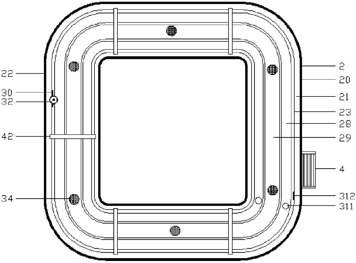 Adjustable multi-angle crab culture pond